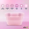 Ello 10pc Snap and Nest Meal Prep Food Storage Containers - 3 of 4