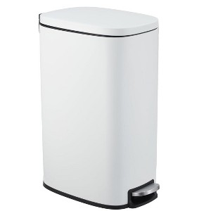 COZONY Slim Kitchen Trash Can 15 Gal, Narrow Stainless Steel Garbage Can with Soft Close Lid & Removable Inner Bucket for Bathroom, Living Room - 1 of 4