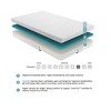 Vynxaria 6" Firm Gel-Infused Memory Foam Mattress - Sustainable Comfort in a Box - 3 of 4