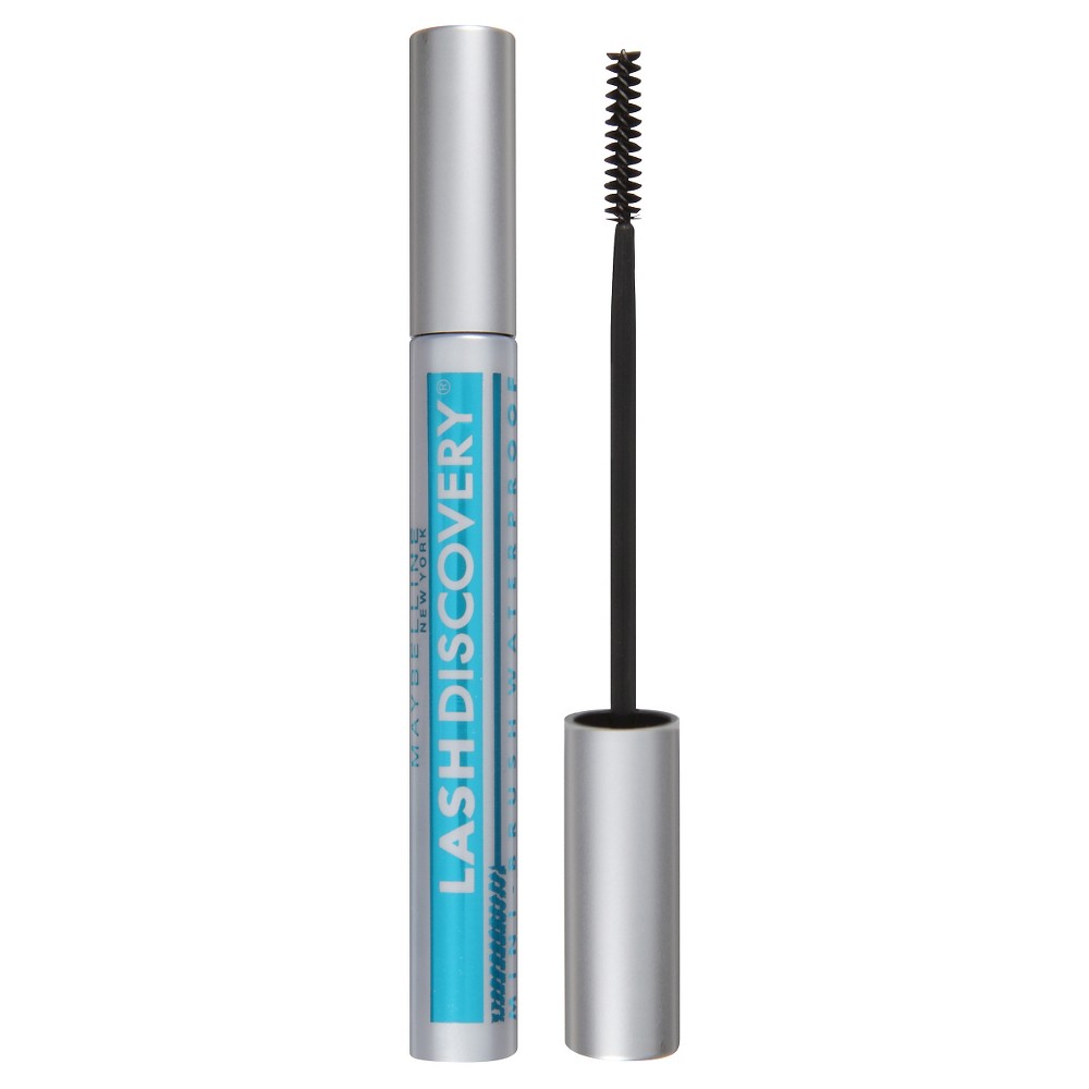 Photos - Mascara Maybelline Lash Discovery Mini-Brush Defining & Lengthening  - Very Black Waterproof - 0.16 fl oz 