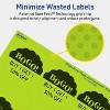 Avery Bright Green Paper Labels, 2.5" Diameter Round Scalloped - 4 of 4