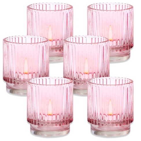 Kate Aspen Assorted Vintage Ribbed Clear Glass Candlestick Candle Holder Set | Michaels