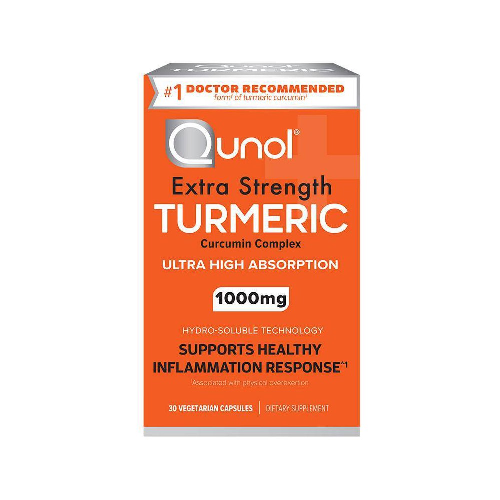 Photos - Vitamins & Minerals Qunol Extra Strength Turmeric 1000mg Capsules - 30ct