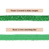 Sewing Sequin Trim 0.9 Inch 4 Row, 25 Yards Glitter Sequin Ribbon Metallic Stretch Bling Strip DIY Craft Decoration - 4 of 4