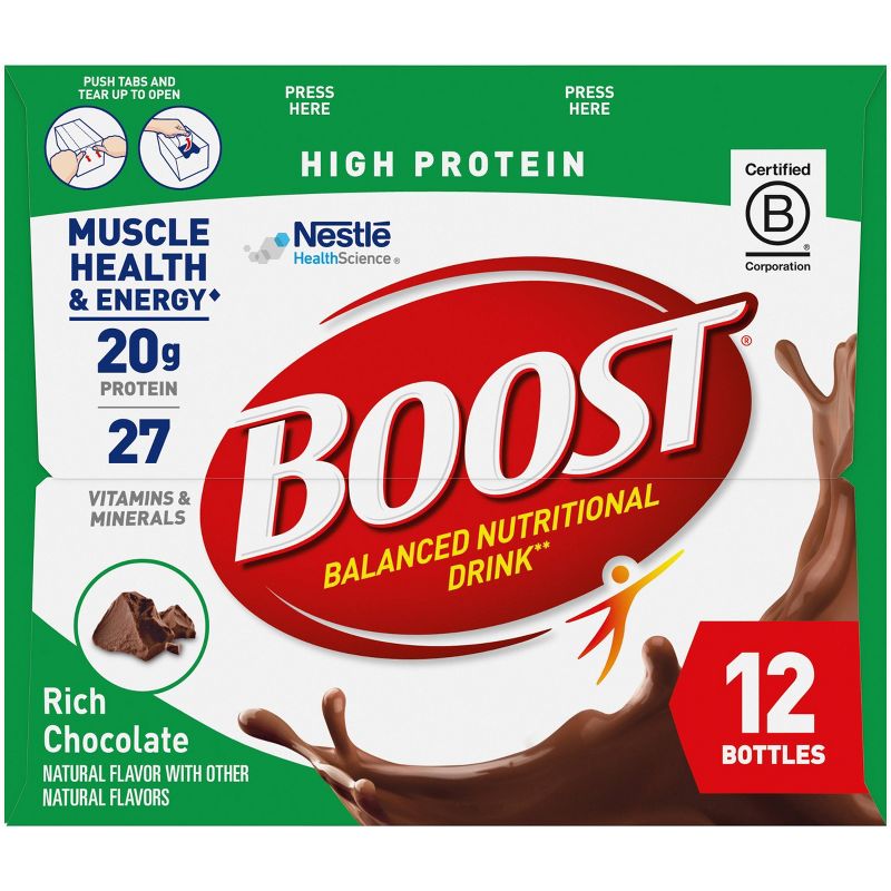 Boost High Protein Nutritional Shake - Chocolate - 12pk, 6 of 7