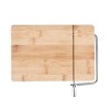True WireSlice Bamboo Cheese Slicing Board, Bamboo Wood with Built-In Slicer, 10" by 7.5", Cheese Service, Entertaining Gift Set - 2 of 3