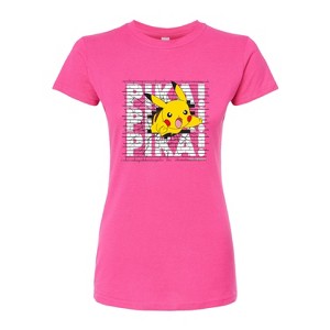 Women's - Pokémon - Pika Power Fitted Graphic T-Shirt - 1 of 3