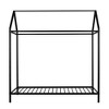 Twin Size House Bed Metal Platform Bed Frame Height Adjustable Bed for Girls Boys Teens No Box Spring Needed Black - 3 of 4