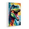 Stupell Industries Colorful Roaring T-Rex Framed Giclee Art - 2 of 4