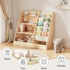 SUGIFT 4-Tier Kids Bookshelf and Toy Storage Organizer - 3 of 4