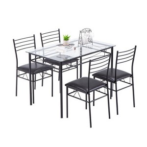 Bellville 4 - Person Four Leg Dining Set - 1 of 4