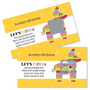 Big Dot of Happiness Let's Fiesta - Fiesta Party Game Scratch Off Cards - 22 Count - 1 of 4