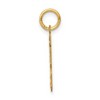 Black Bow Jewelry 14k Yellow Gold, Jersey Collection, Small Number 13 Pendant - 2 of 4