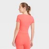 Women's Everyday Soft Cropped Short Sleeve T-Shirt - All In Motion™ - 2 of 4