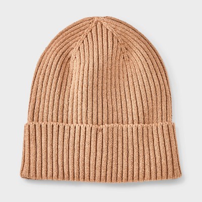 Ribbed Beanie - Universal Thread™ Light Brown