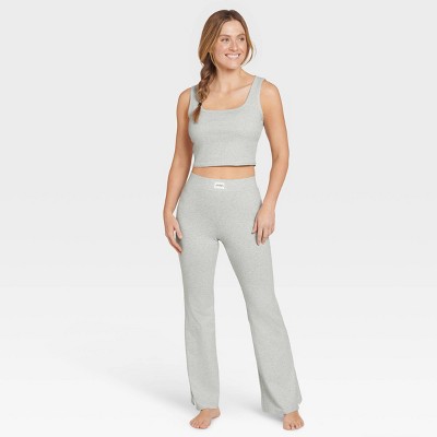 Jockey Generation™ Women's Cotton Stretch Flare Lounge Pants - Gray M :  Target