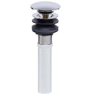 ALFI brand AB9056-PC Polished Chrome Pop Up Drain for Bathroom Sink with Overflow - 1 of 4