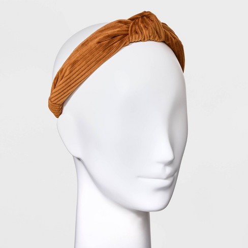 Corduroy Top Knot Headband - Universal Thread™ - image 1 of 1