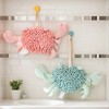 REGALWOVEN Cute Animal Chenille Soft Absorbent Decorative Cartoon Fuzzy Ball Hand Towel 9" x 12" 1 Pc - 3 of 4