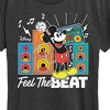Women's - Disney - Mickey Mouse Music Feel The Beat Boombox and Speakers Short Sleeve Graphic T-Shirt - 2 of 4