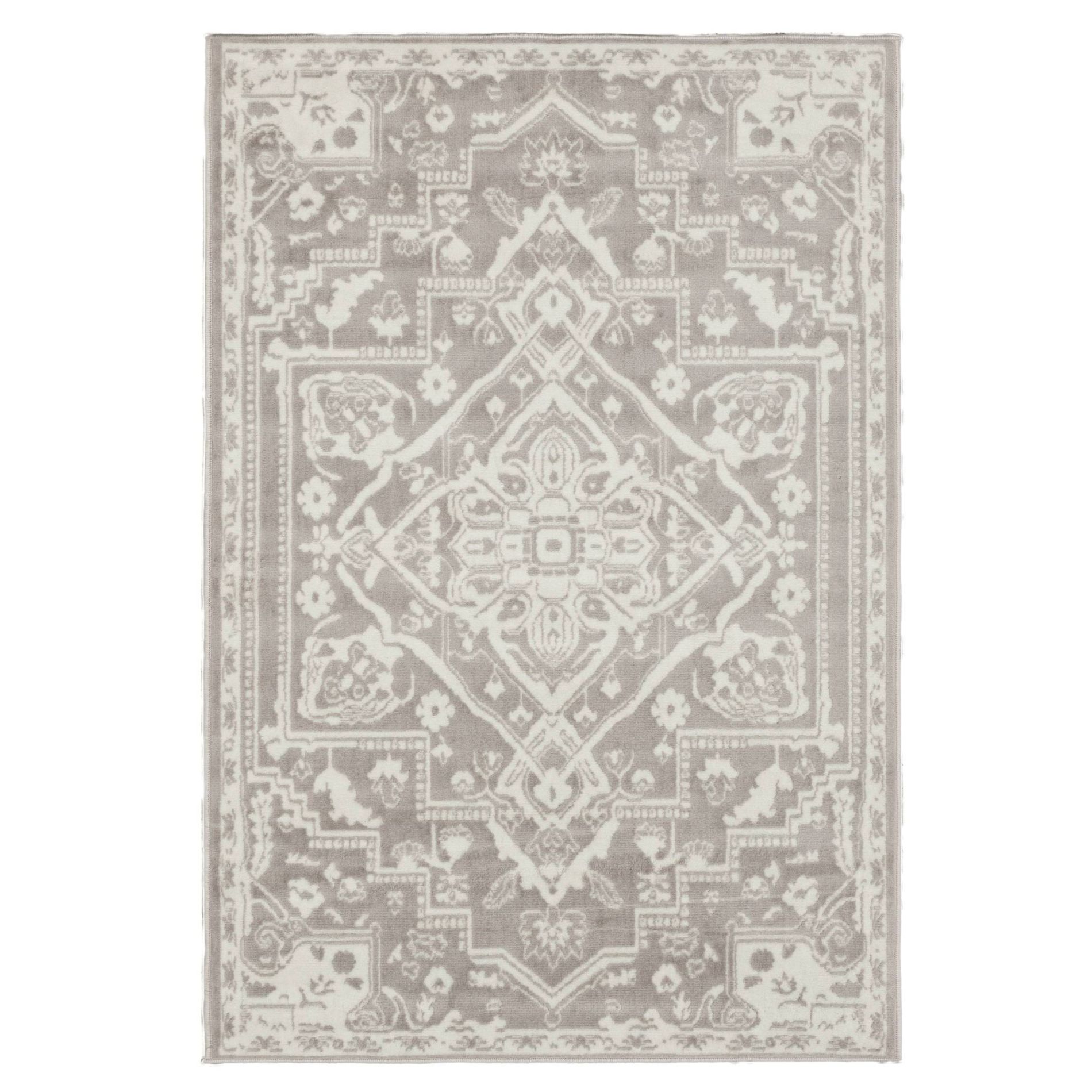 4'x6' Mohawk Gulzar Persian Woven Fashion Area Rug Beige/Ivory