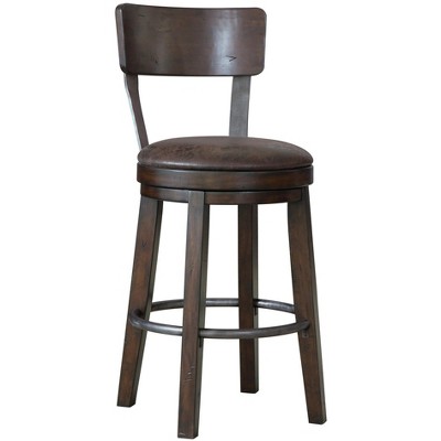Howard Miller 697040 Howard Miller Bev Trolley Bar Stool 697040 Rustic Hardwood
