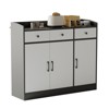 42.5" Sideboard Buffet Cabinet with Adjustable Shelves, Wooden Kitchen Storage Cabinet - 3 of 4