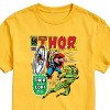 Men's - Marvel - Thor Retro Comic Book Cover Short Sleeve Graphic T-Shirt - 2 of 4