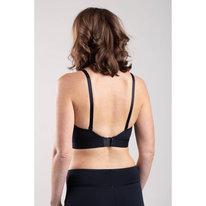 Simple Wishes Women's All-in-One SuperMom Nursing and Pumping Bralette - Black, 5 of 7