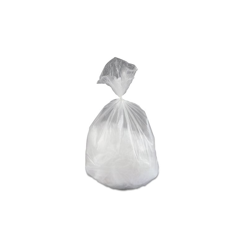 Inteplast Group High-Density Commercial Can Liners, 16 gal, 5 mic, 24" x 33", Natural, 50 Bags/Roll, 20 Rolls/Carton, 2 of 5