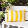 Tramull Horizon Stripe Pillow 14x20 Inches, Indoor Outdoor Decorative Pillow Cover, Water Resistant Solarium Polyester - 2 of 4