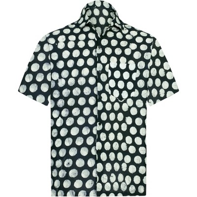 HAPPY BAY Men's Beach Holidays Button Down Shirt For Mens Short Sleeve Stylish Aloha Tops Vacation Cruise Summer Shirts