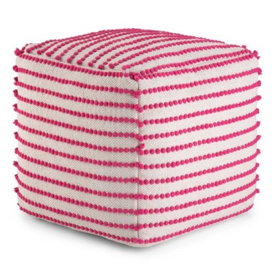 pink pouf ottoman target