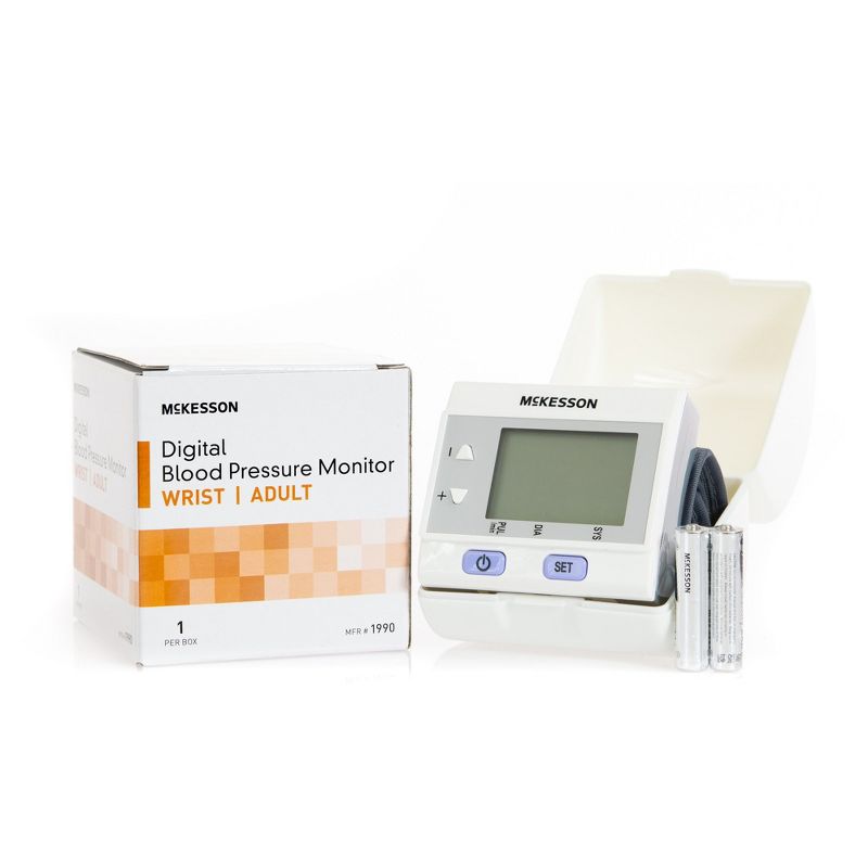 McKesson Digital Blood Pressure Monitor, Wrist Cuff, 1 Count, 1 of 8