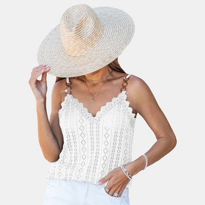 Women's Chic Crochet Lace Camisole Top - Cupshe