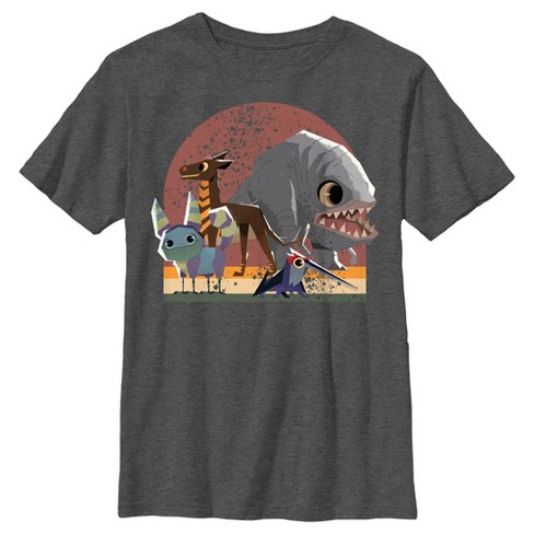 Boy's Star Wars: Galaxy Of Creatures Galaxy Friends T-shirt : Target