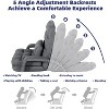 Folding Sofa Bed with USB, Convertible Sleeper Chair with 5-Position Adjustable Back, Small Comfy Couch for Bedroom, Apartment, Dorm – Grey - 4 of 4