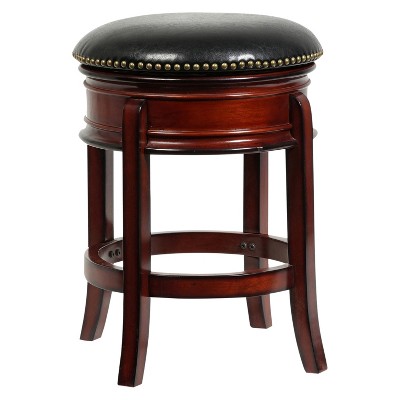 24" Hamilton Swivel Counter Height Barstool Brandy - Boraam