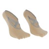 Unique Bargains Women's Short Cross-Strap Yoga Five Toe Socks 1 Pair - 2 of 4