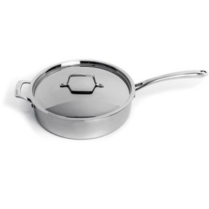BergHOFF Professional Tri-Ply 18/10 Stainless Steel 11" Saute Pan with Stainless Steel Lid 4.6Qt. - 1 of 4