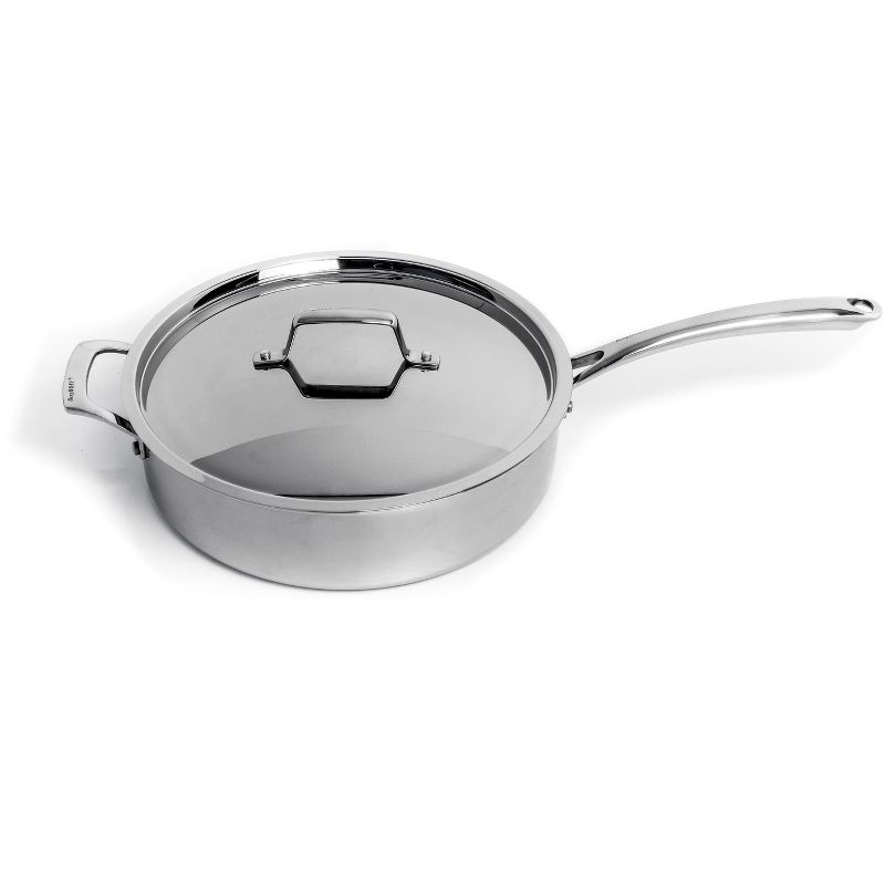 BergHOFF Professional Tri-Ply 18/10 Stainless Steel 11" Saute Pan with Stainless Steel Lid 4.6Qt., 1 of 10