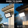 DORESshop 150W Black Plug-in Outdoor 4500 Lumen RGB Integrated LED Flood Light with 9. 8FT Cord, Waterproof Dusk to Dawn Light - 4 of 4