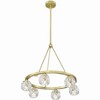 Crystorama Lighting Aragon 6 - Light Chandelier in  Soft Brass - 2 of 4