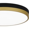 Quoizel Lighting Weldin 1 - Light Flush Mount in  Matte Black Gold - 3 of 4