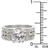 Slickblue Women's 3.24 Ct. Clear Eleanor Ring with Three Row Accent, Pave Setting, Size 5-10 - 3 of 4