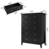 Dresser for Bedroom with 6 Drawers, 31.5" Farmhouse Chest of Drawers Closet with Metal Handle, Wooden Dresser Organizer, for Bedroom, Living Room - 2 of 4