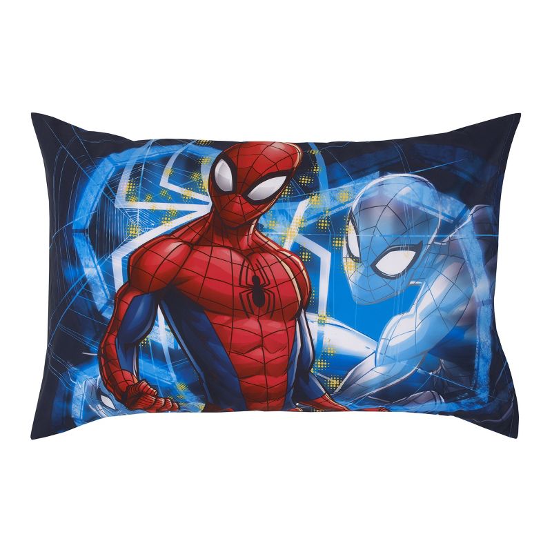 Marvel Spiderman to the Rescue Red, White, and Blue 4 Piece Toddler Bed Set, 5 of 7