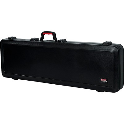 Gator TSA ATA Molded Bass Guitar Case Black Black