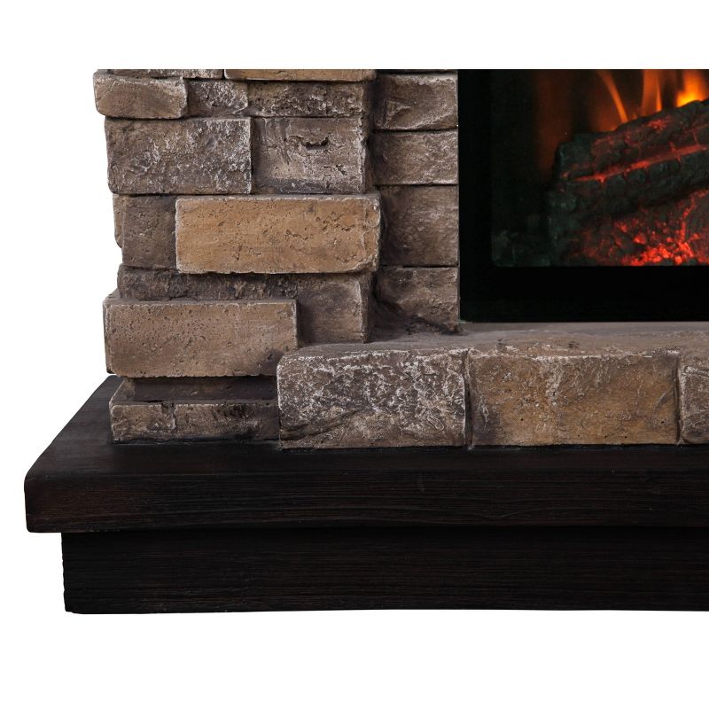 36&#34; Freestanding Electric Fireplace Tan - Home Essentials, 6 of 17