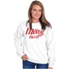 Xmas Classic Christmas Merry Mood Sweatshirt for Men or Women Brisco Brands - 3 of 4